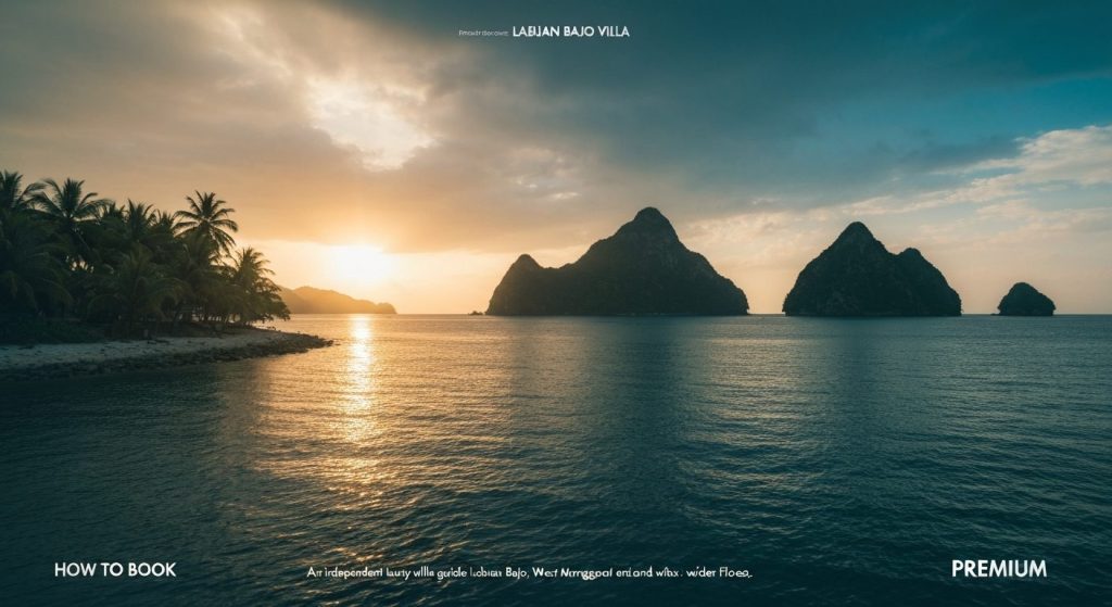 how to book labuan bajo villa — Photorealistic editorial travel photograph relevant to: An independent luxury-villa guid